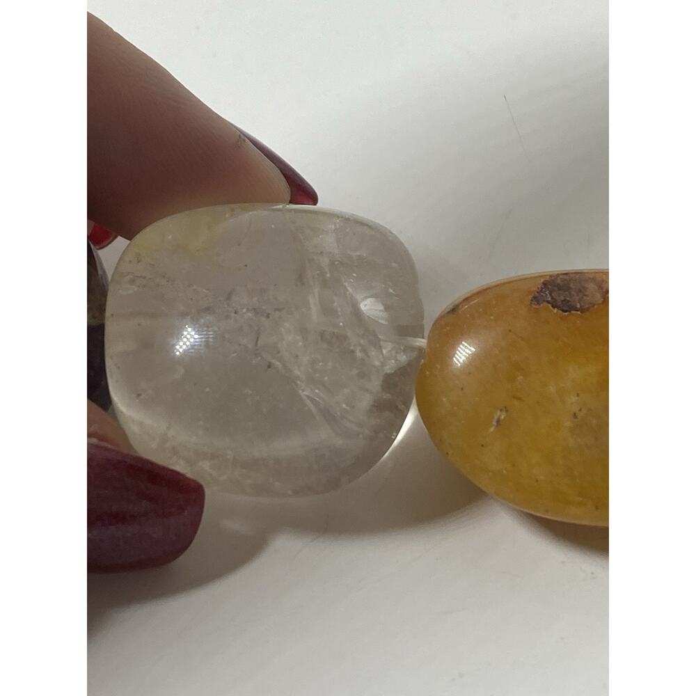 Multi Colored Multi Gemstone Beaded Necklace - image 4